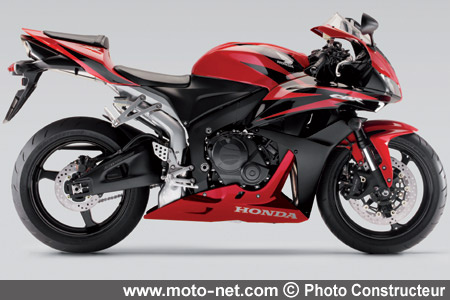 CBR600RR - Nouveaux coloris Honda 2008 sur Moto-Net.Com