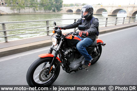 Test Harley XL1200N Nightster : Paris by Nightster