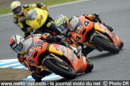Mika Kallio, Hiroshi Aoyama et Andrea Dovizioso - Grand Prix Moto du Japon 2007 : le tour par tour sur Moto-Net.Com