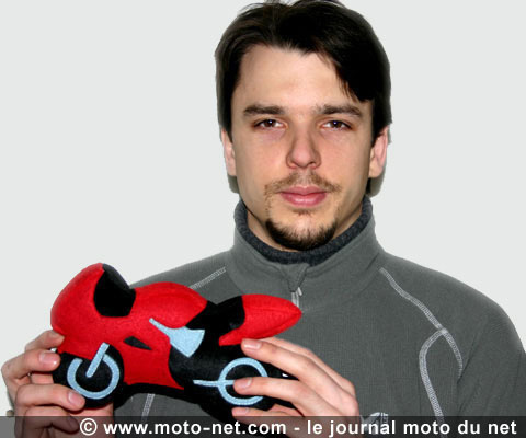 Noël motard : une moto en peluche pour les tout petits