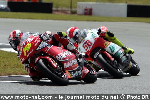 GP 250 Donington tour par tour