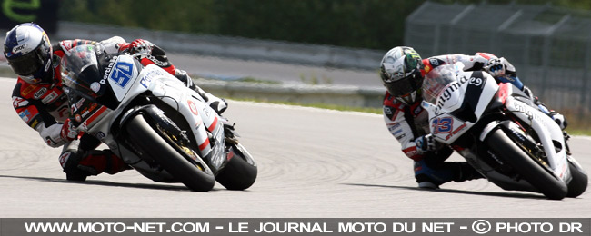 Eugene Laverty et Anthony West - Mondial Superbike République Tchèque 2009 : Le King of Brno frappe encore