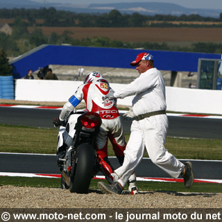 Chute de la Honda n°71 Robby-Dakar.Com