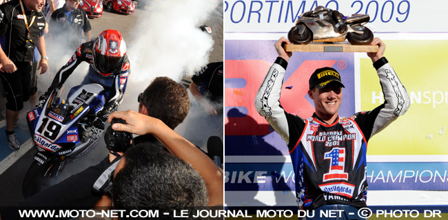 Ben Spies -  Mondial Superbike Portugal 2009 : Ben Spies est champion du monde de Superbike !