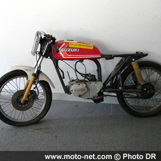 La Suzuki GP100 ayant servi de base à la Green Speed Motorcycle