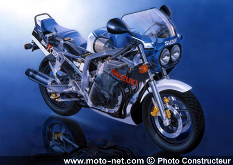 En 1985, la Suzuki GSX-R 750 pose les jalons des sportives modernes