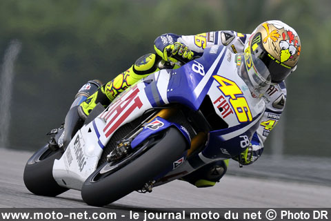 Rossi dicte sa loi lors des premiers essais 2010 à Sepang