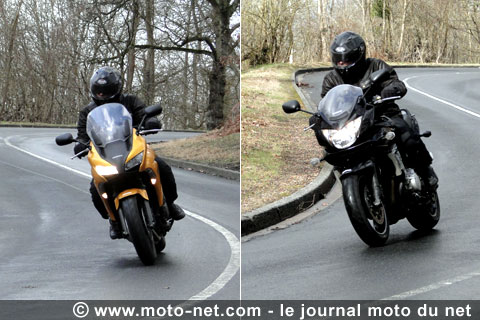 Honda CBF1000 F / Suzuki Bandit 1250 S : les gros Routsters !