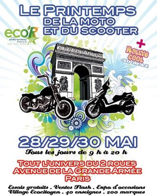 La Grande Armée accueille le Printemps de la moto et du scooter