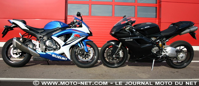  Ducati 848 et Suzuki GSX-R 750 : Hors compétition mais pas hors-jeu !