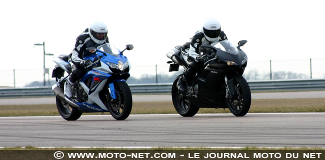  Ducati 848 et Suzuki GSX-R 750 : Hors compétition mais pas hors-jeu !