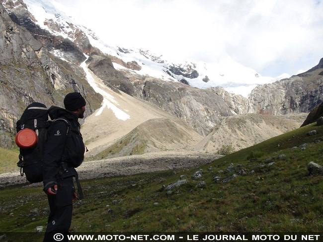 Amérique latine à moto (15) : trek sur la Cordillère blanche