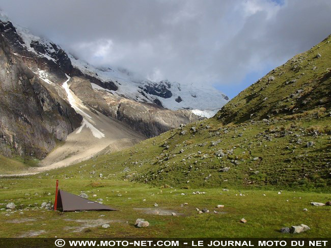 Amérique latine à moto (15) : trek sur la Cordillère blanche