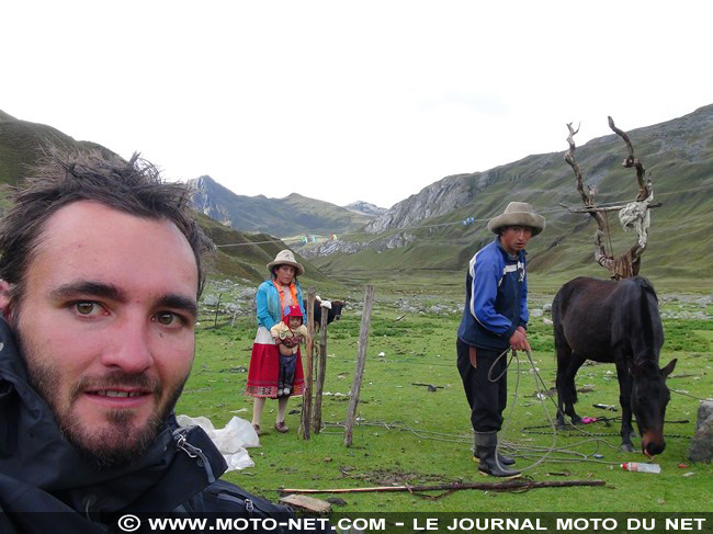Amérique latine à moto (15) : trek sur la Cordillère blanche