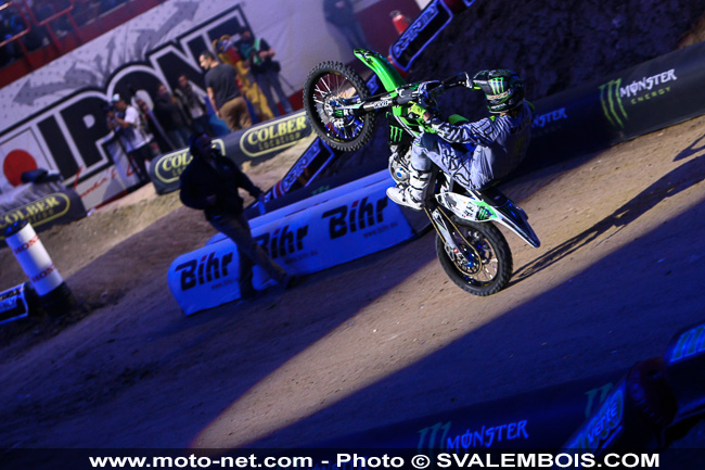 Galerie : les plus belles photos du Supercross de Bercy 2013