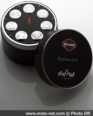 Galette des Rois Lenôtre Harley-Davidson pour l'Epiphanie 2011