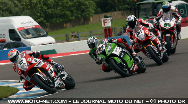 Iddon, Salom, Badovini et Canepa - WSBK Grande-Bretagne (5 sur 13) : Vidéos, déclarations et analyse du SBK à Donington Park