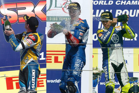 Les manches Superbike et Supersport d'Imola 2005 sur Moto-Net