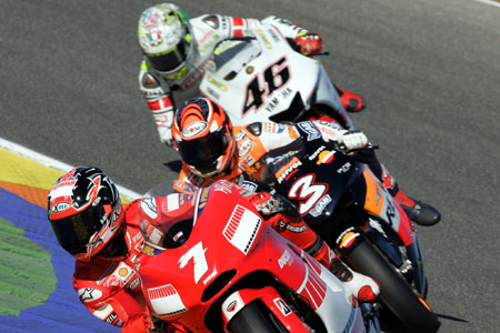 Le Grand Prix de Valence Moto 2005 : le tour par tour sur Moto-Net