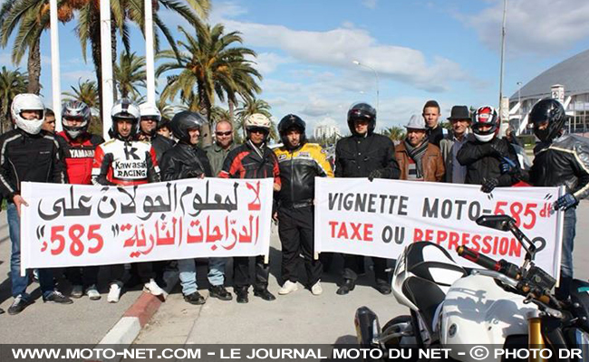 Face à la vignette, les motards tunisiens demandent l'équité fiscale