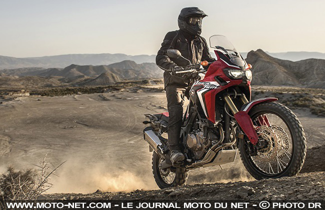 Nouvelle Honda Africa Twin CRF1000 ABS : 12 999 euros en novembre