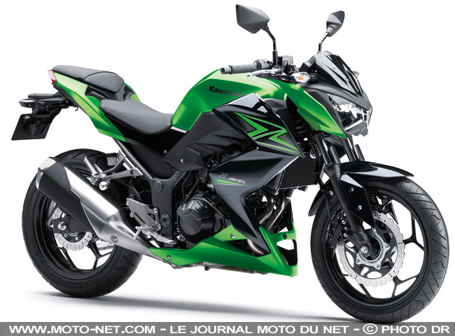 Nouveautés 2015 EICMA : Kawasaki Z300, le petit roadster de la série Z