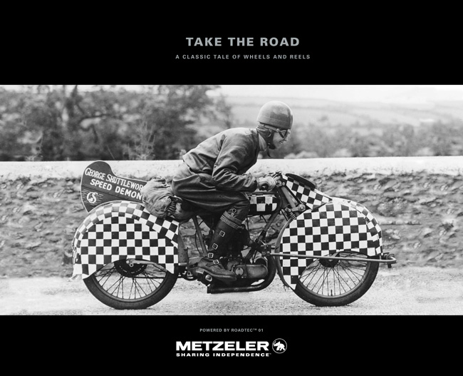 Le calendrier Metzeler 2016 retrace l'histoire de la moto au cinéma