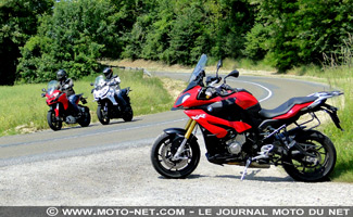 Essai comparatif trails sportifs : Multistrada DVT Vs S1000XR Vs Versys 1000 