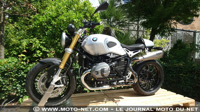 En direct de la présentation BMW R Nine T Scrambler