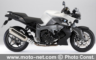 K 1300 R Grise - Nouveautés 2009 BMW : Les nouvelles K 1300 R, S et GT débarquent