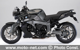 K 1300 R Noire- Nouveautés 2009 BMW : Les nouvelles K 1300 R, S et GT débarquent