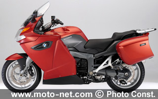 K 1300 GT Rouge- Nouveautés 2009 BMW : Les nouvelles K 1300 R, S et GT débarquent
