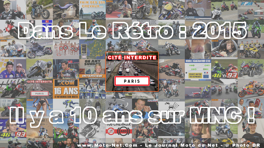 Il y a 10 ans : Manifestations FFMC contre l'interdiction des motos en ville