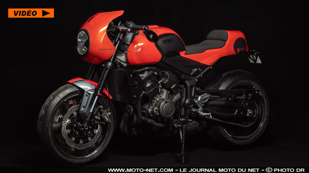 La Triumph Trident RS par FCR Original

Le préparateur français FCR Original livre sa version Café Racer de la Trident 660. Cette transformation sous forme de kit se marie à merveille aux lignes classes et classiques du roadster Triumph. Présentation de la Trident RS.
