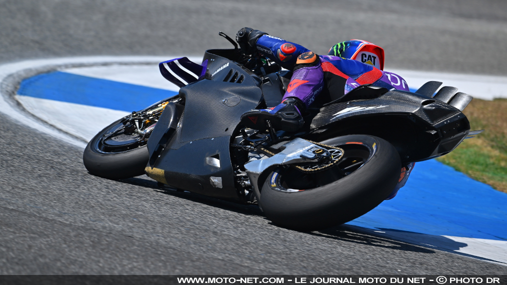 Yamaha teste son nouveau moteur V4 à Valence