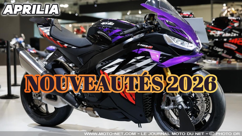 Guide des nouveautés motos Aprilia 2026