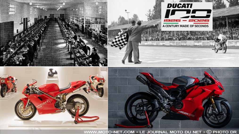 De 1926 à 2026 : 100 ans de motos Ducati  De 1926 à 2026 : 100 ans de motos Ducati