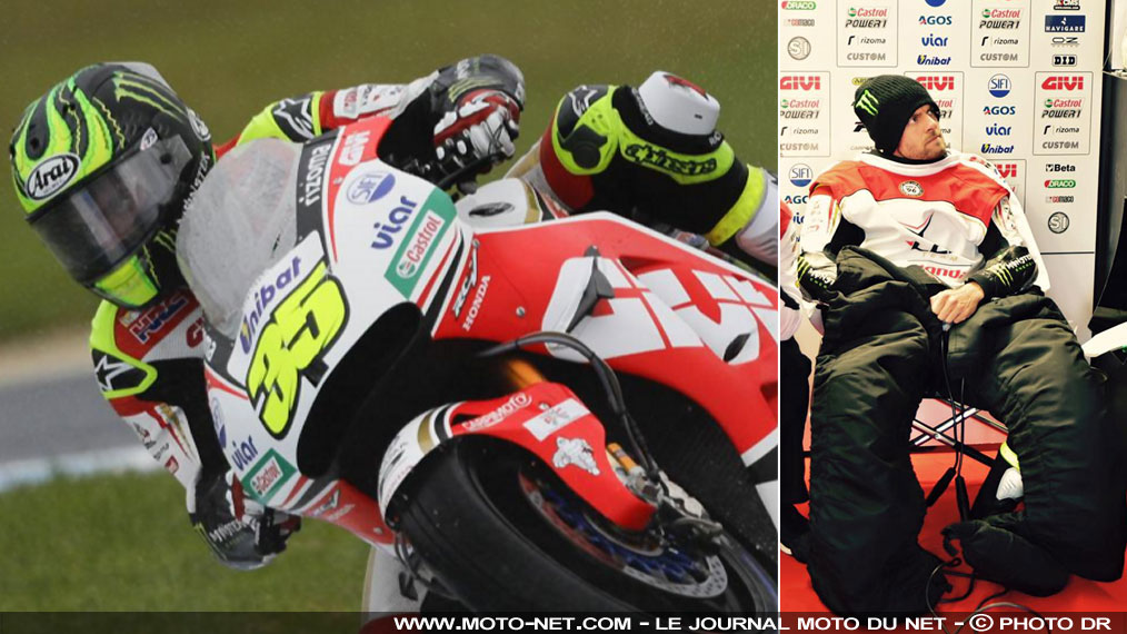 FP1 : Crutchlow ouvre les hostilités sous la pluie 