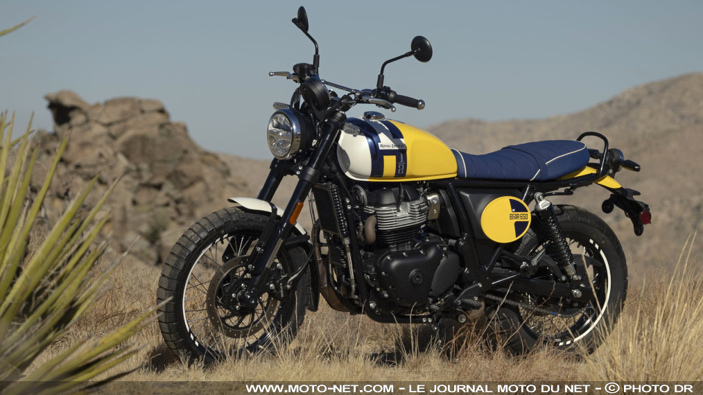 Royal Enfield offre un alléchant coloris ''Wild Honey'' à sa Bear 650