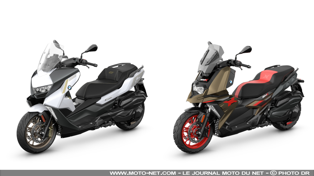 Discrètes mais utiles évolutions sur les BMW C 400 GT et C 400 X 2025