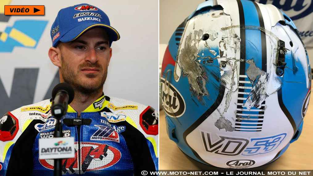 Violente chute à moto : Valentin Debise s'envoie en l'air à Daytona
