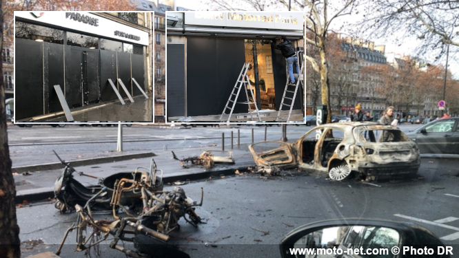 L'impact des Gilets jaunes sur les magasins de moto Paris