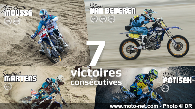 Yamaha vise une 8ème victoire consécutive à l'Enduropale du Touquet
