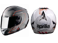 Casques route et tout-terrain Aprilia 2011