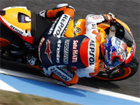 GP de France : Stoner en maître, podium pour Rossi !