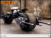 Cinéma : la moto de Batman en tournée promotionnelle