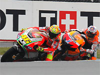 Au Mans, Rossi et Stoner pensaient à l'accrochage de Jerez
