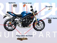 Triumph baisse les prix de ses pièces d'origine moto