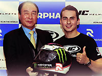 HJC continue d'équiper Lorenzo en 2015 et 2016