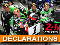 24 Heures Motos 2016 : déclarations des pilotes et team managers